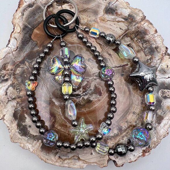 High quality Phone Chain, Key Chain or Bag Charm Double Layer Hand Crafted - Picture 2 of 7